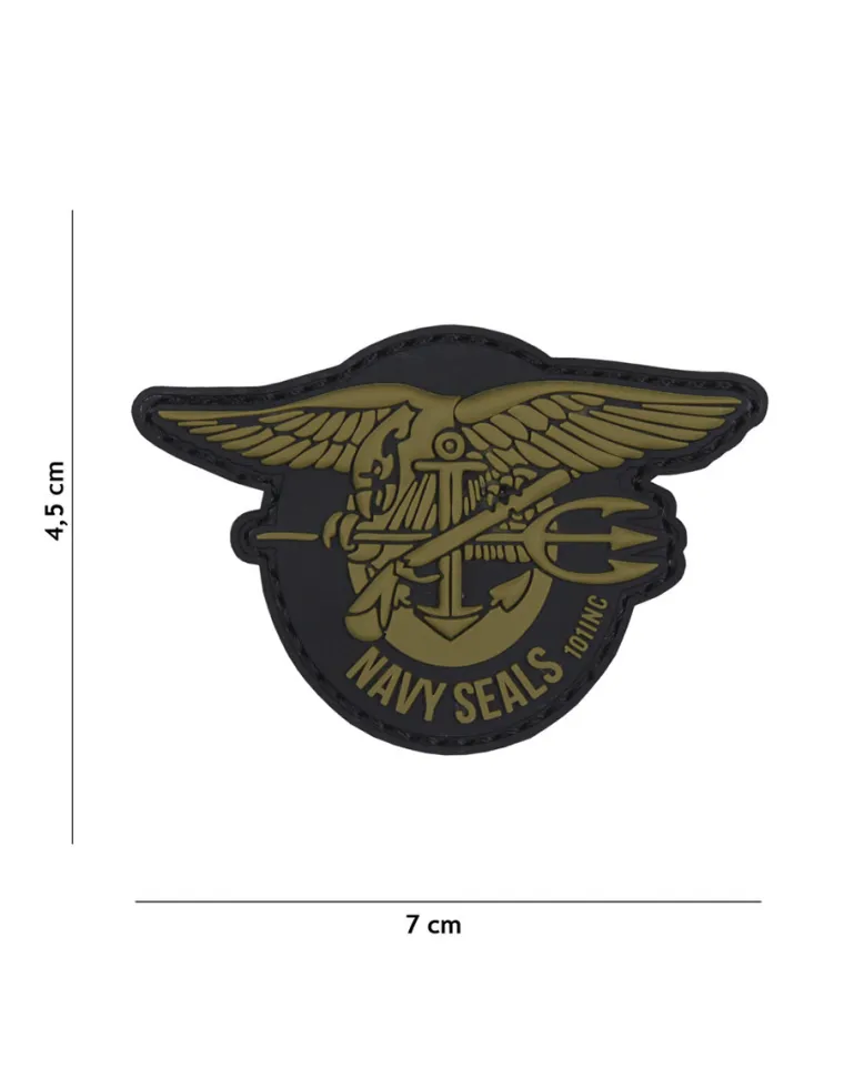 PARCHE PVC NAVY SEALS VERDE