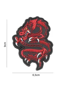 PARCHE PVC DRAGON ROJO