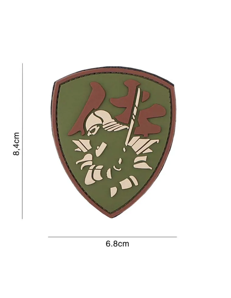 PARCHE PVC ESCUDO SAMURAI MULTI 3119