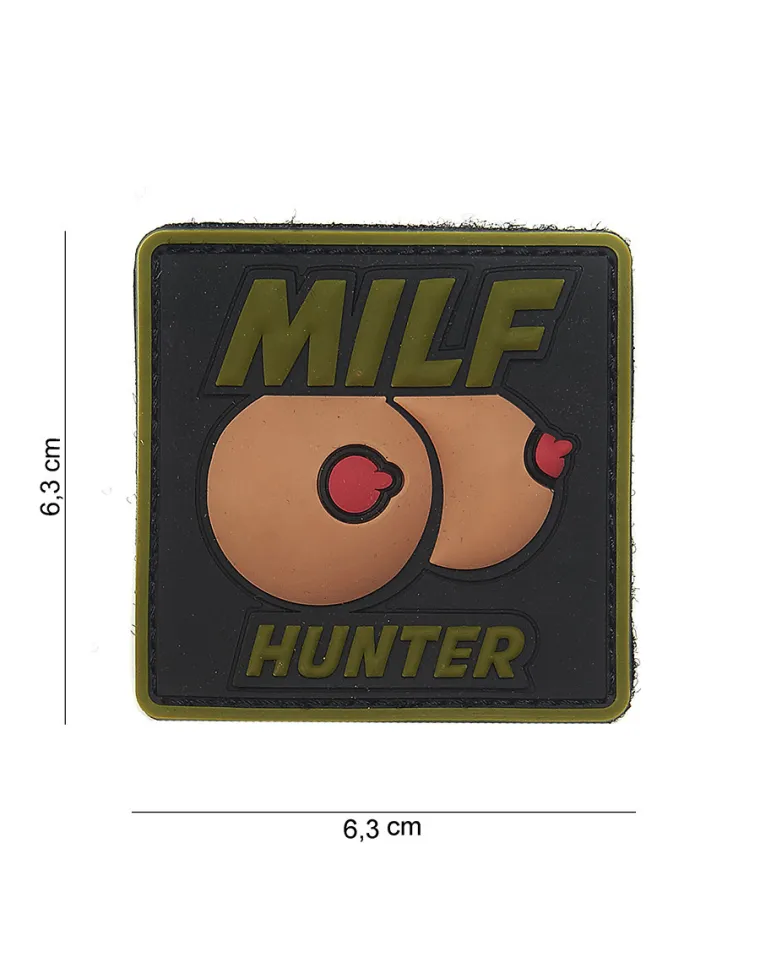 PARCHE PVC MILF HUNTER VERDE