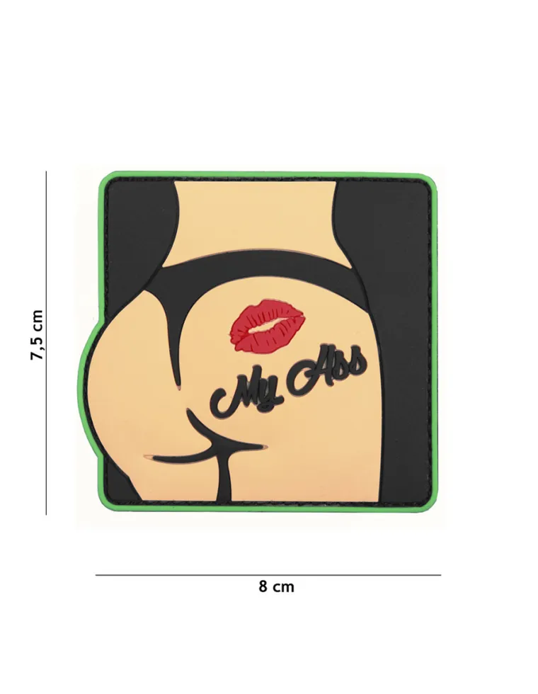 PARCHE PVC KISS MY ASS