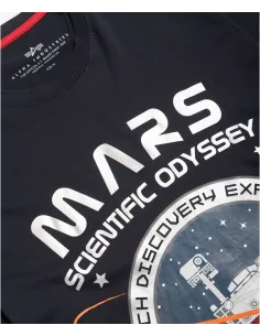 CAMISETA ALPHA IND. MISSION TO MARS AZUL 2