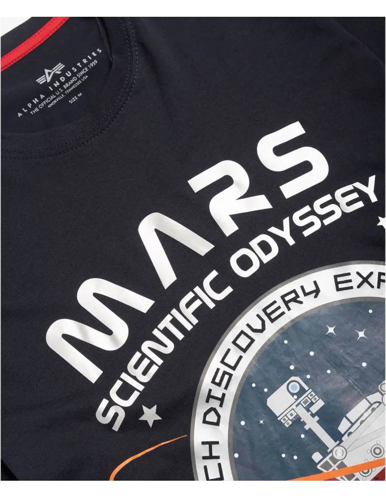 CAMISETA ALPHA IND. MISSION TO MARS AZUL