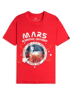 CAMISETA ALPHA IND. MISSION TO MARS ROJA