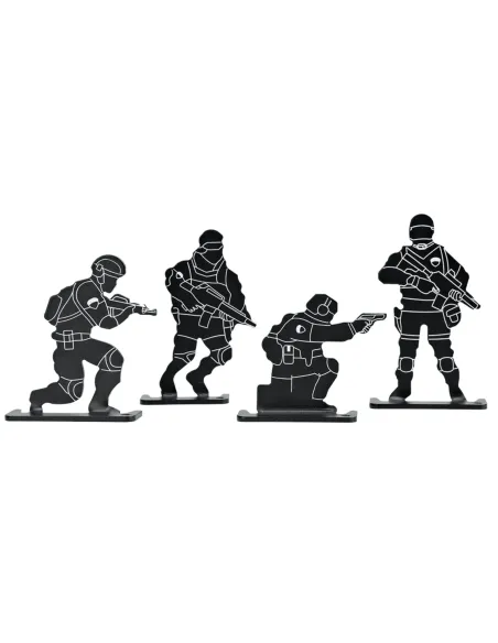 DIANAS METALICAS SOLDIER 4 uds