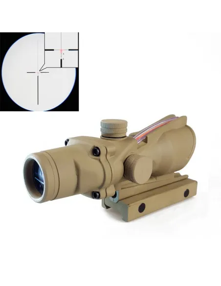 OPTICA ACOG TAN 4X32 CON FIBRA OPTICA