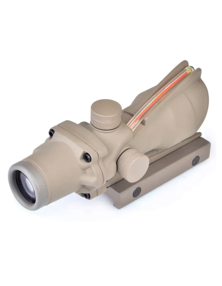 OPTICA ACOG TAN 4X32 CON FIBRA OPTICA