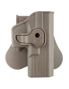 FUNDA RIGIDA ZURDO GLOCK FDE CYTAC