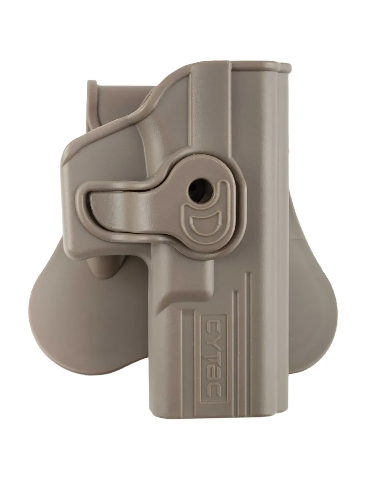 FUNDA RIGIDA ZURDO GLOCK FDE CYTAC