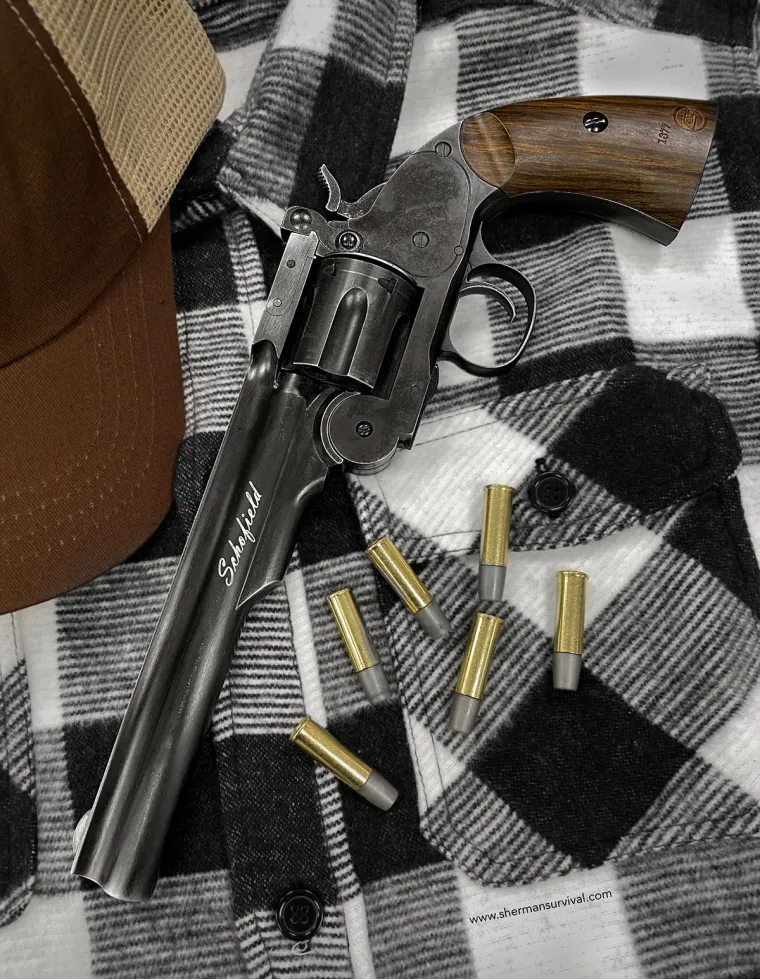 REVOLVER SCHOFIELD 6" NEGRO AIRSOFT