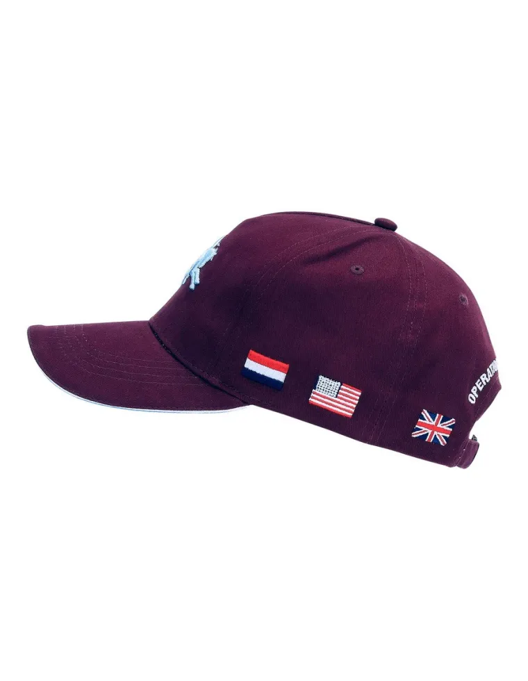 GORRA FOSTEX PEGASUS WWWII MAROON