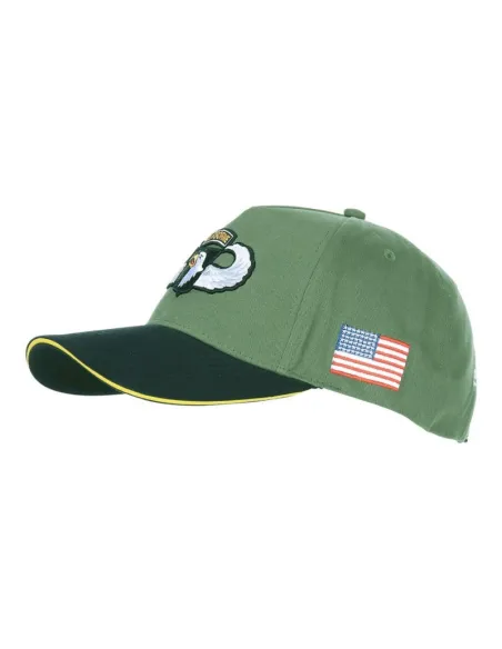 GORRA FOSTEX 101ST AIRBORNE WWII VERDE