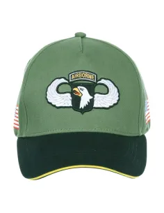 GORRA FOSTEX 101ST AIRBORNE WWII VERDE 2