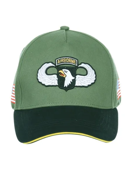 GORRA FOSTEX 101ST AIRBORNE WWII VERDE
