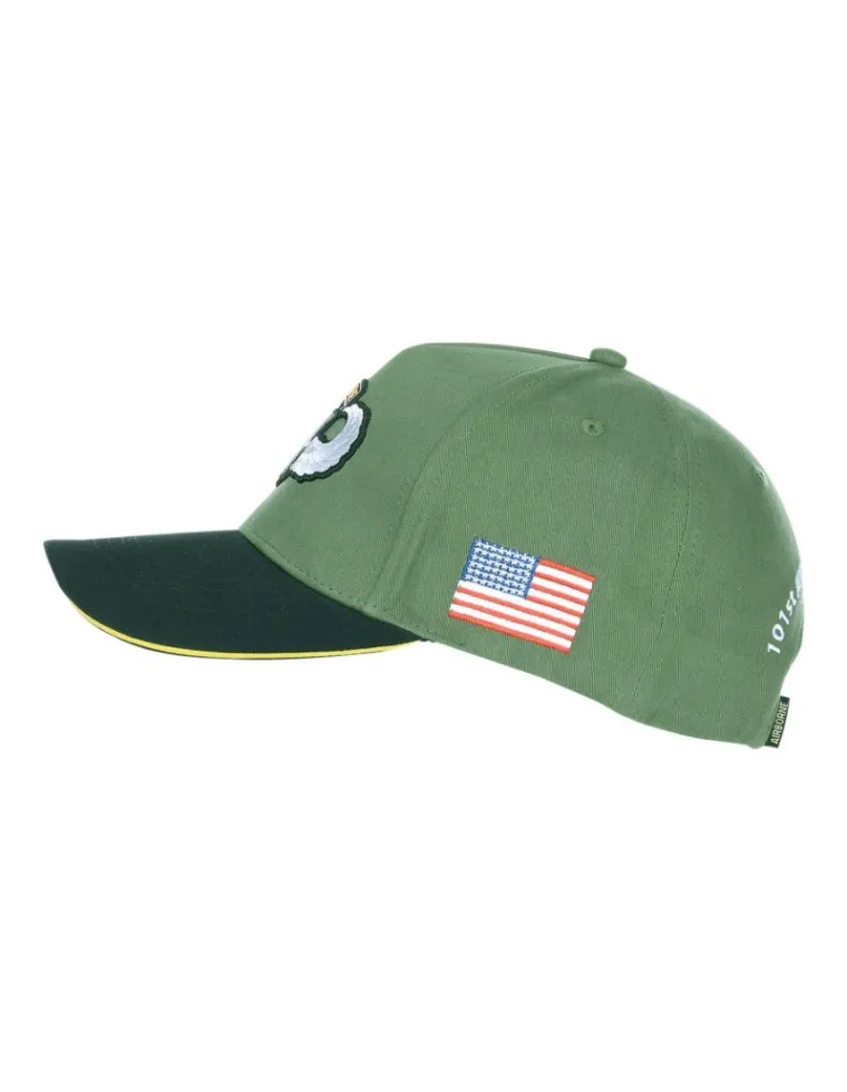 GORRA FOSTEX 101ST AIRBORNE WWII VERDE