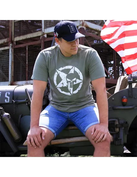 CAMISETA PUNISHER ESTRELLA VERDE