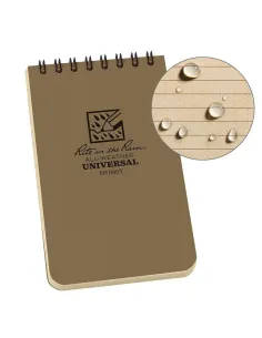 LIBRETA IMPERMEABLE RITE THE RAIN 3X5 TAN 2