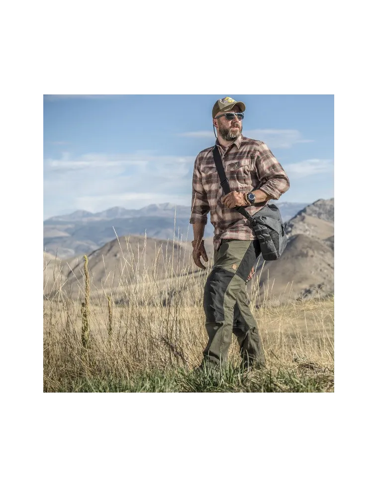 PANTALON HELIKON TEX WOODSMAN VERDE/NEGRO