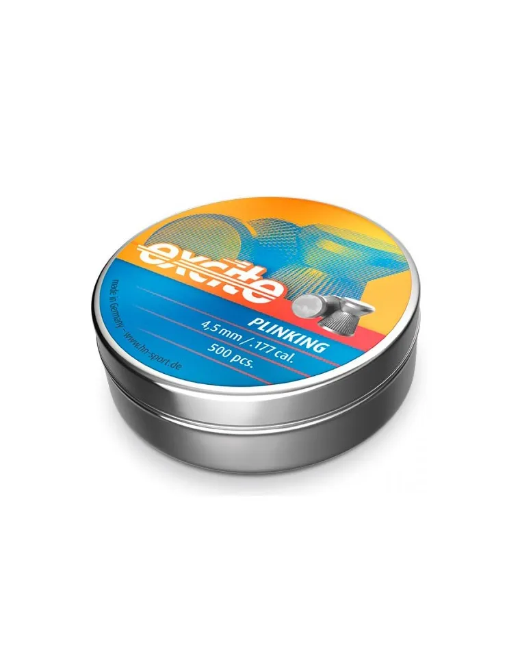 BALINES H&N EXCITE PLINKING 0,47g 4,5mm LATA 500uds