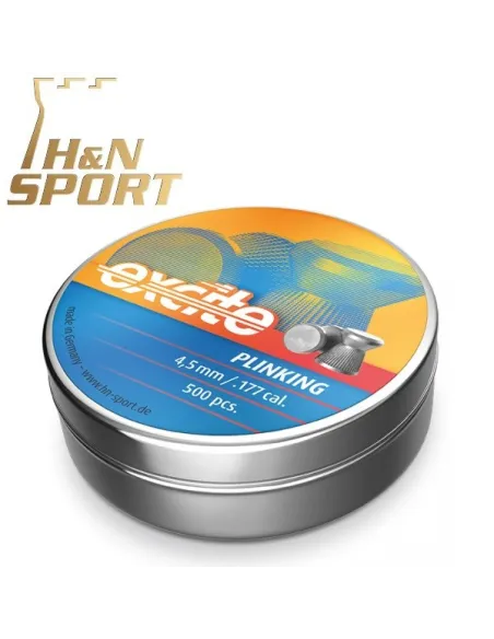 BALINES H&N EXCITE PLINKING 0,47g 4,5mm LATA 500uds