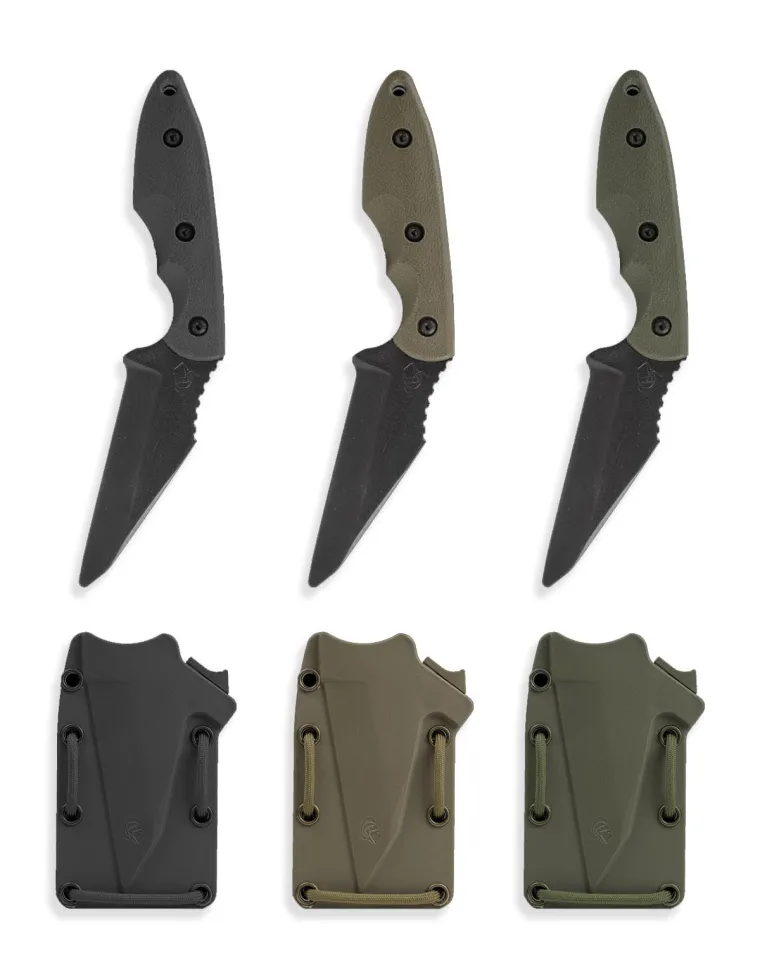 CUCHILLO DUMMY SECUTOR PUGNA K1 NEGRO