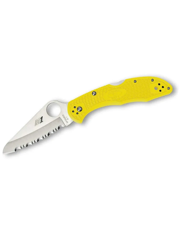 SPYDERCO SALT 2 AMARILLA SERRADA