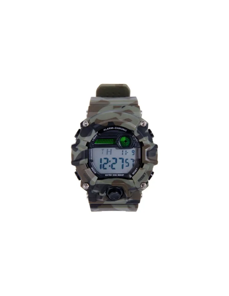 RELOJ TACTICO DIGITAL CAMO DELTA TACTICS