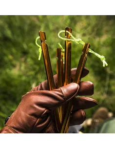 PIQUETAS ALUMINIO HELIKON TEX NARANJA 2
