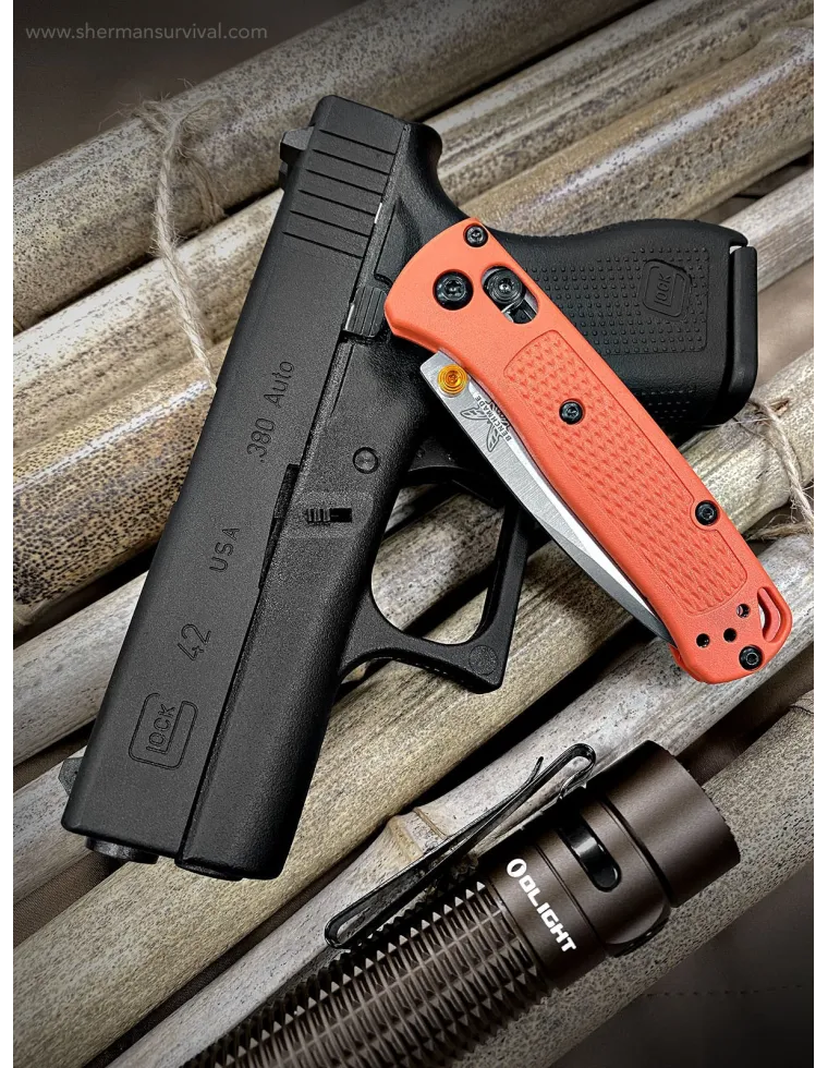 NAVAJA BENCHMADE MINI BUGOUT NARANJA