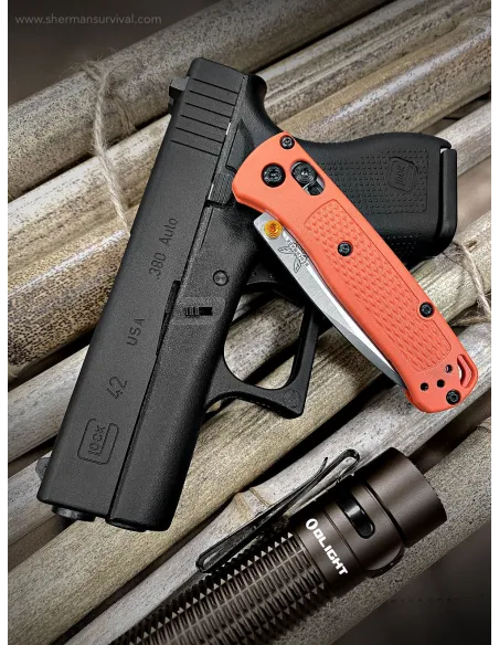 NAVAJA BENCHMADE MINI BUGOUT NARANJA