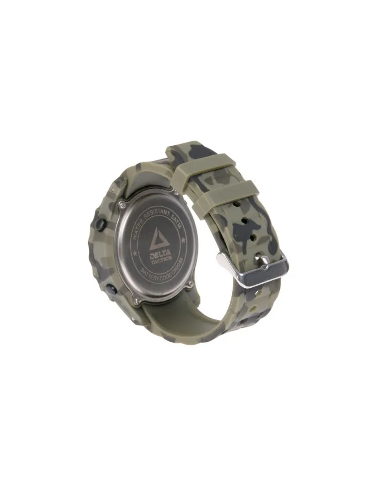 RELOJ TACTICO DIGITAL CAMO ARMY GREEN DELTA TACTICS