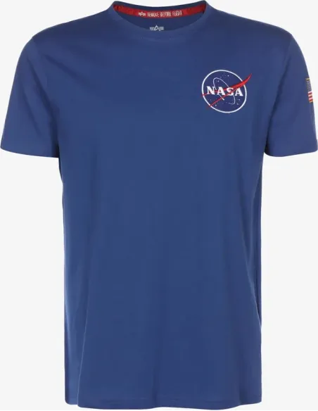 CAMISETA ALPHA SPACE SHUTTLE AZUL