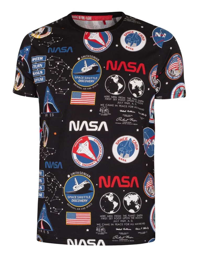 CAMISETA ALPHA NASA AOP
