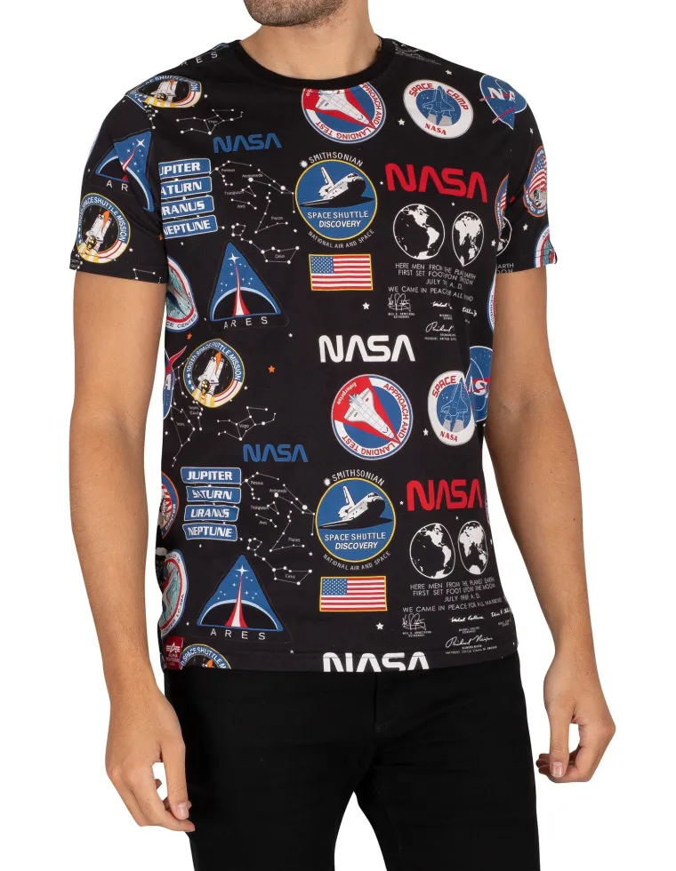 CAMISETA ALPHA NASA AOP