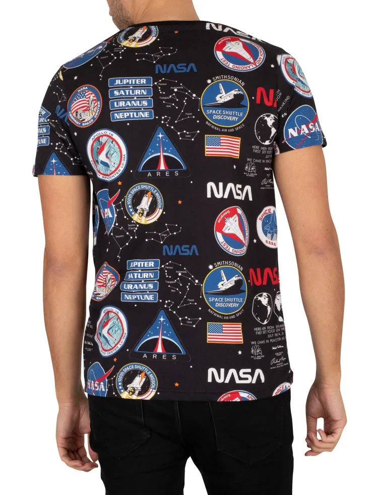 CAMISETA ALPHA NASA AOP