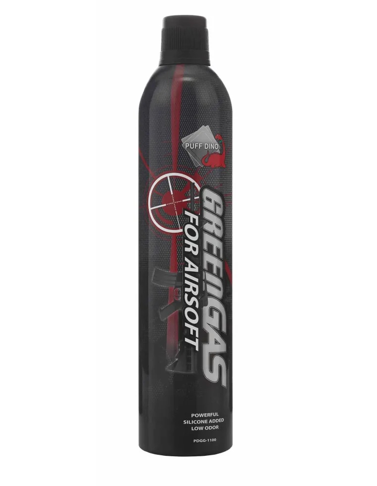 BOTE GREEN GAS 12kg PUFF DINO 600ml PDGG1100