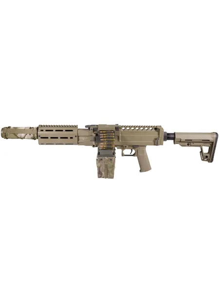 LMG AQUILA VII TAN SECUTOR ARMS AIRSOFT