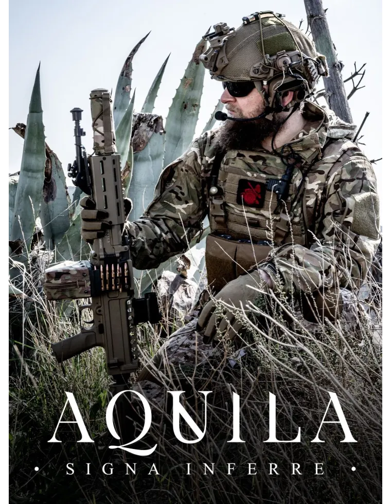 LMG AQUILA VII TAN SECUTOR ARMS AIRSOFT