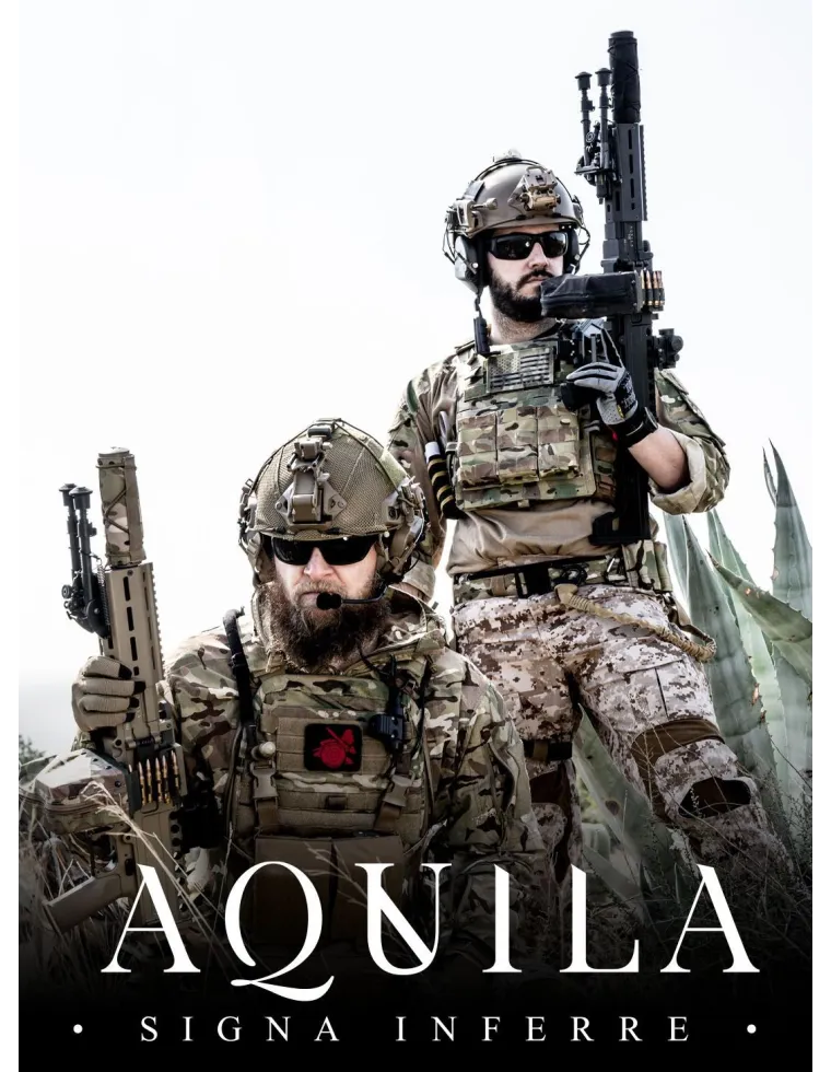 LMG AQUILA VII TAN SECUTOR ARMS AIRSOFT