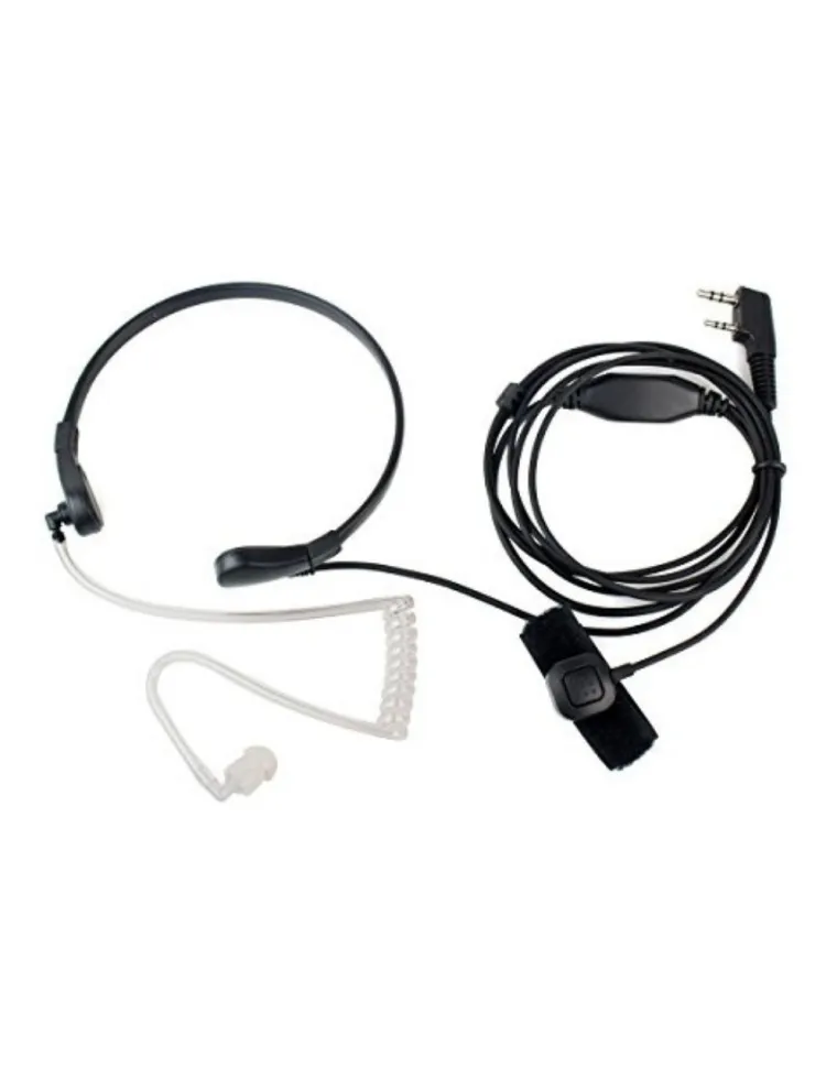 LARINGOFONO BAOFENG CON PTT PARA KENWOOD