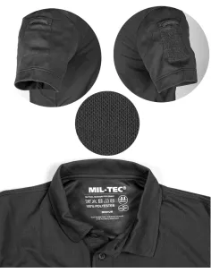 POLO QUICK DRY NEGRO 2