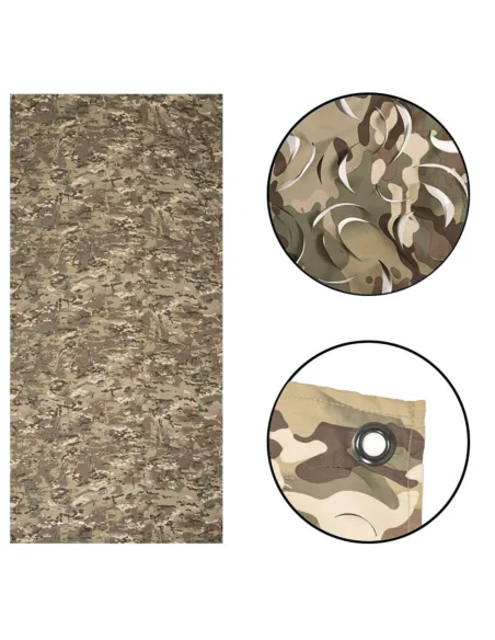 RED DE CAMUFLAGE LASER CUT MULTICAM 1,5m X 3m