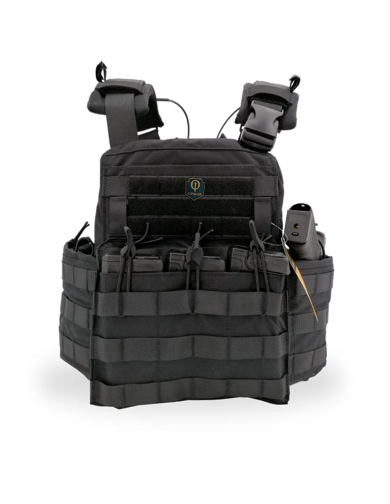 CHALECO CONQUER APC NEGRO