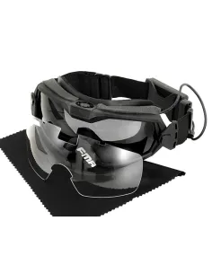GAFAS FMA 2 LENTES CON VENTILADOR NEGRA 2