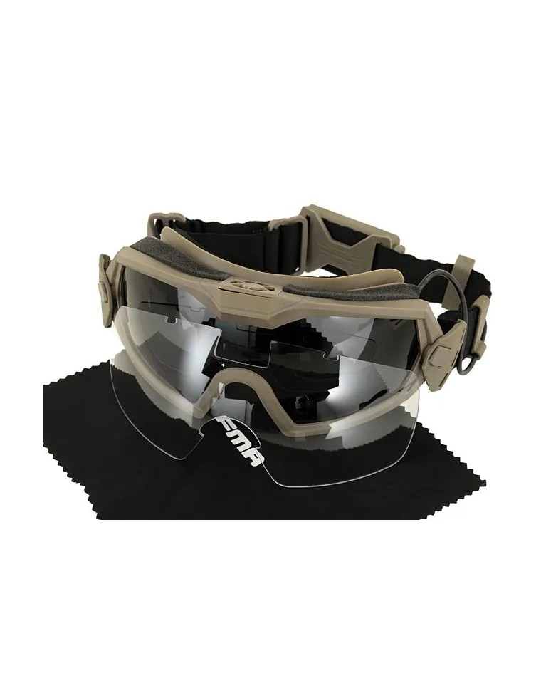 GAFAS FMA 2 LENTES CON VENTILADOR TAN