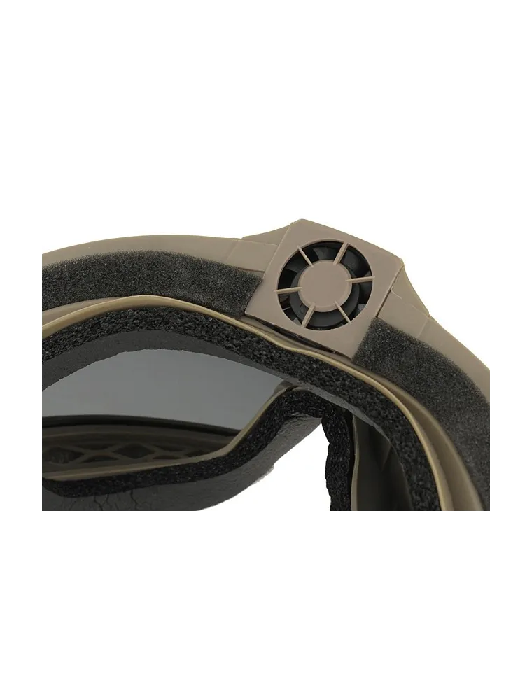 GAFAS FMA 2 LENTES CON VENTILADOR TAN
