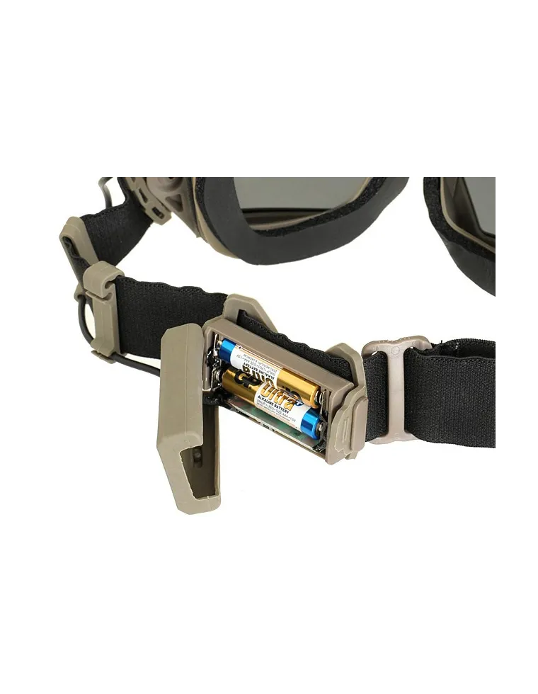 GAFAS FMA 2 LENTES CON VENTILADOR TAN