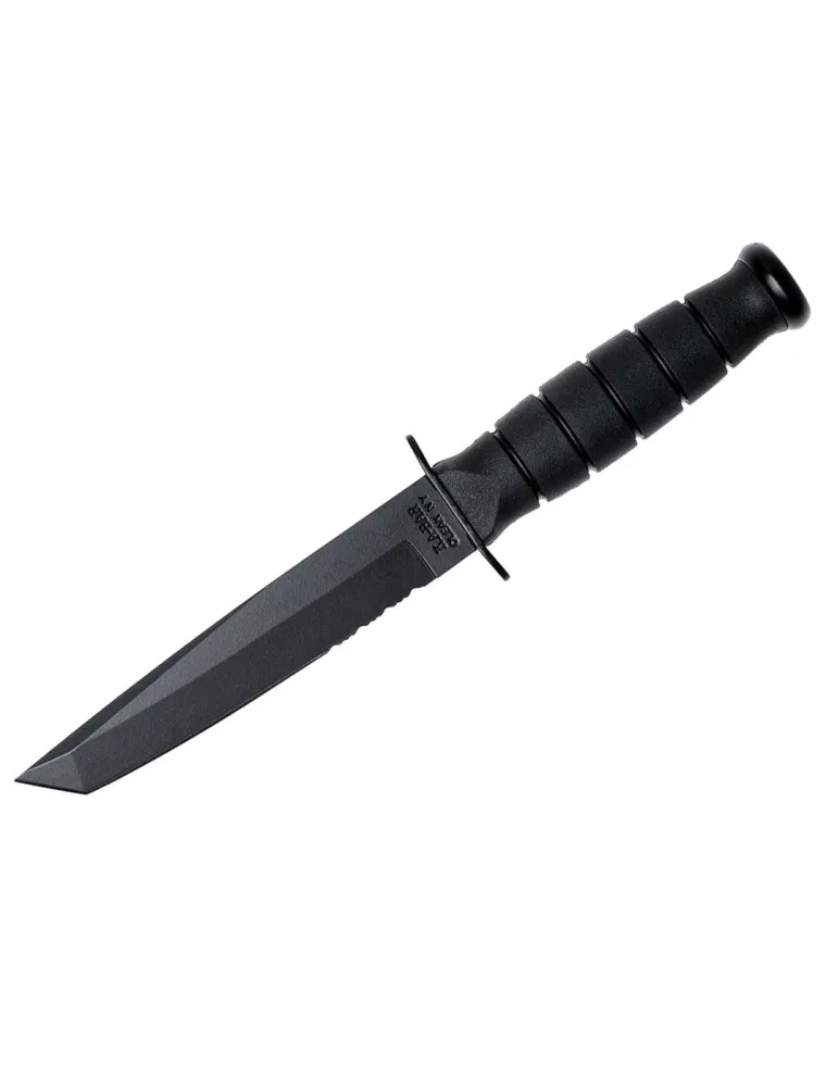 CUCHILLO KA-BAR SHORT TANTO SERRATED