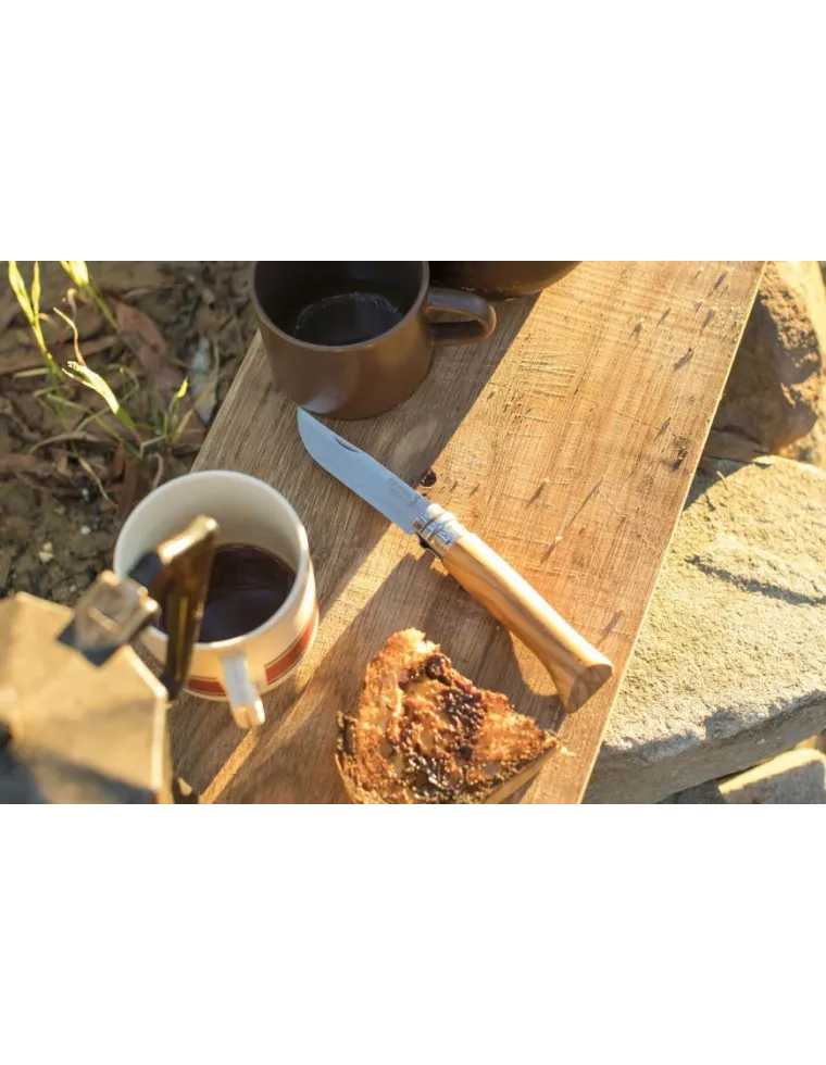 NAVAJA OPINEL Nº8 INOX. OLIVO