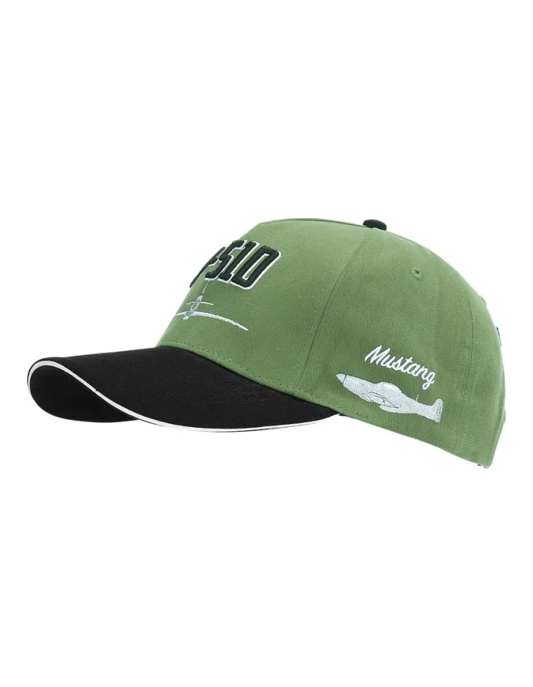 GORRA FOSTEX MUSTANG PP-51D 3D VERDE